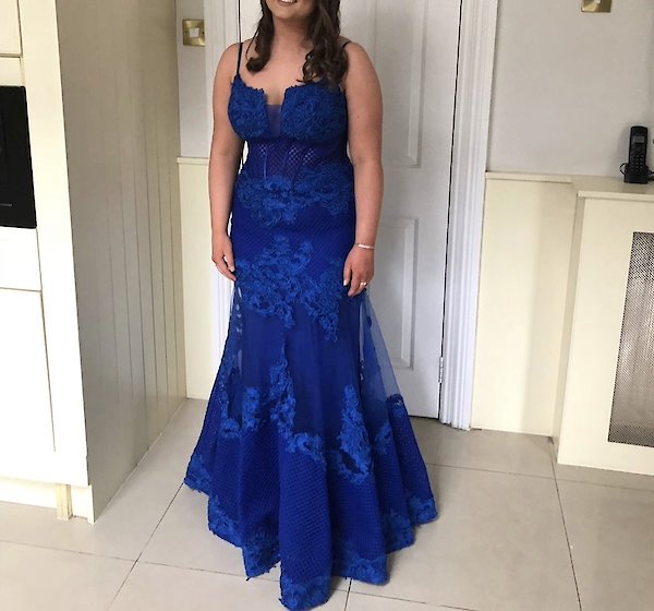 Royal Blue Debs Dress