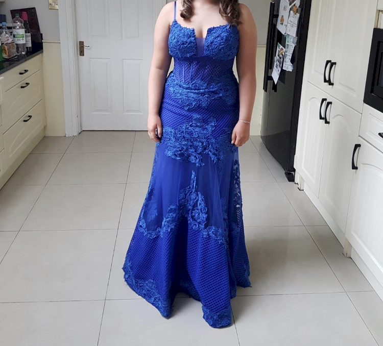 Royal Blue Debs Dress