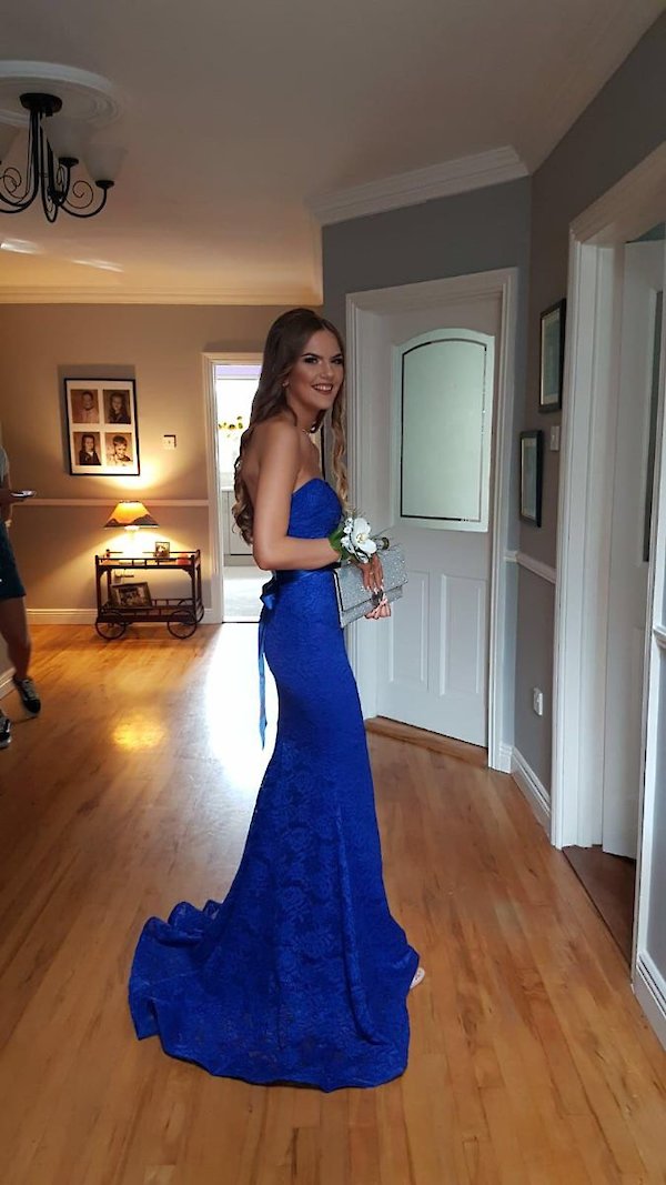 Royal Blue Debs Dress