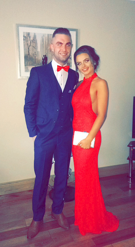 red debs dress