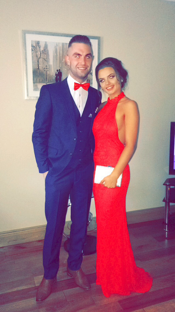 red debs dress