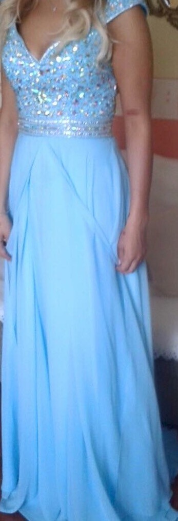 Sky Blue Debs Dress