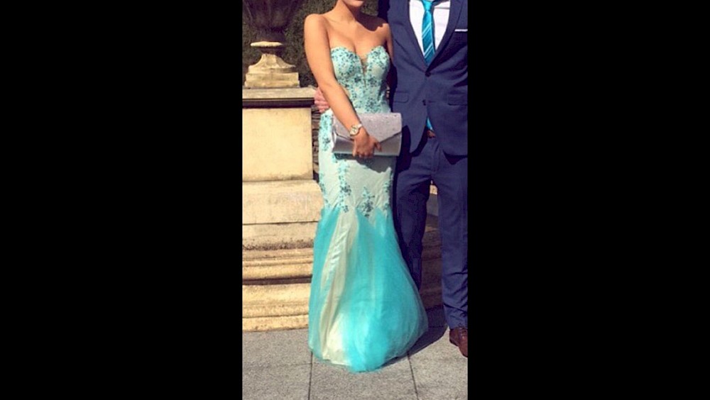 Baby blue debs dress for sale