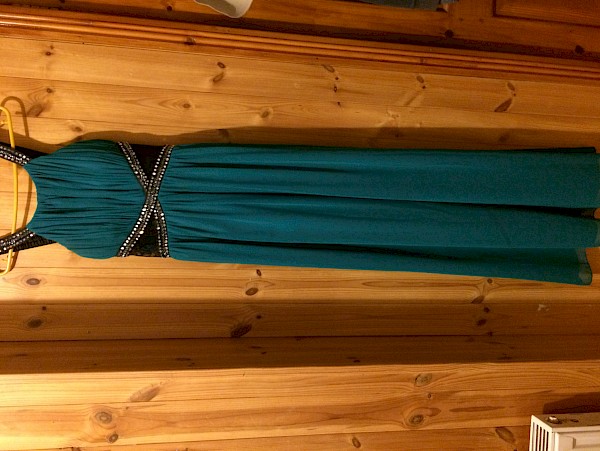 Teal maxi dress for sale
