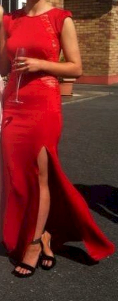 Red debs dress,shoes &amp; bag