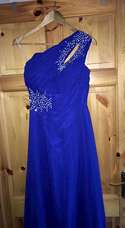 Royal blue dress