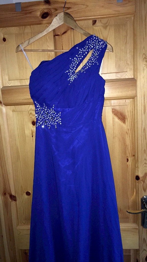 Royal blue dress