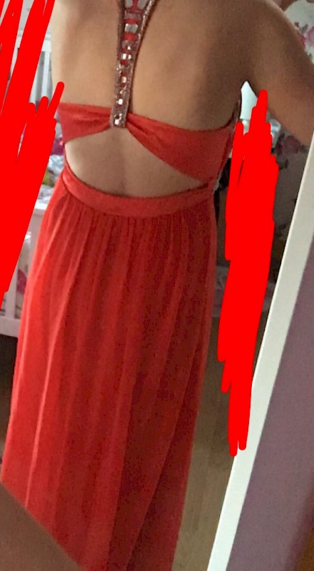 New red/orange dress