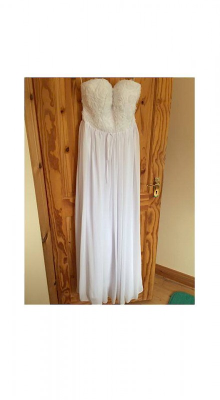 White Debs dress for sale