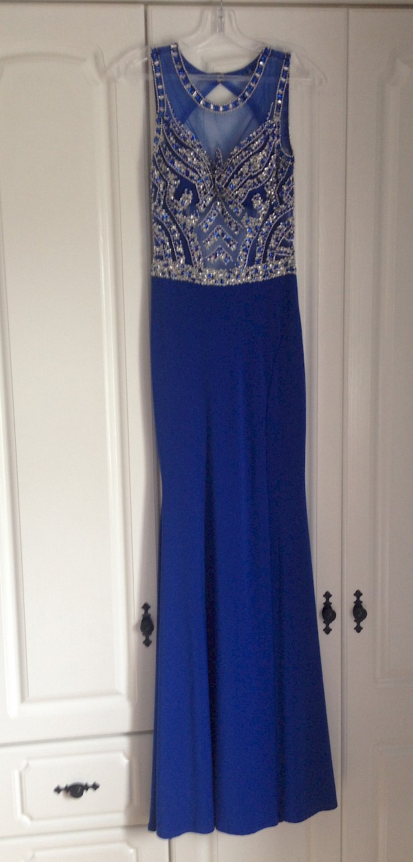 Stunning fitted jersey dress