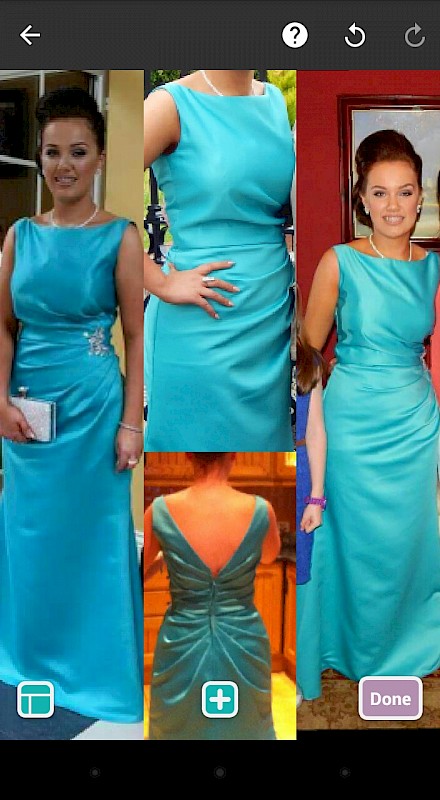 Turquoise dress