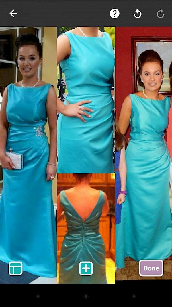 Turquoise dress