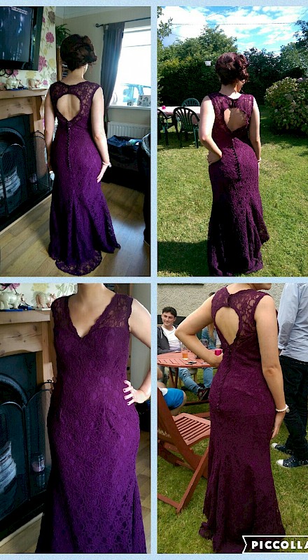lace debs dress