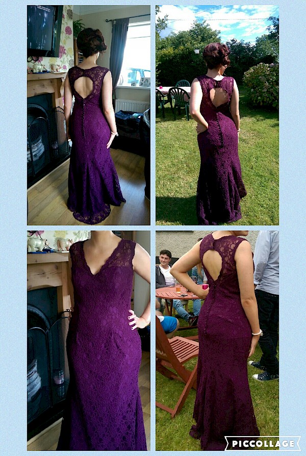 lace debs dress