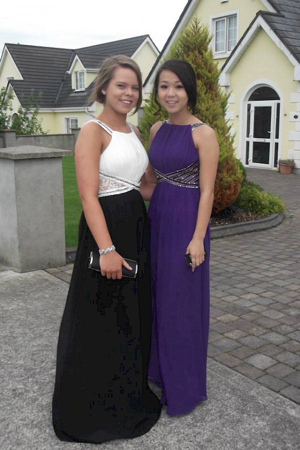 Elegant purple debutantes dress