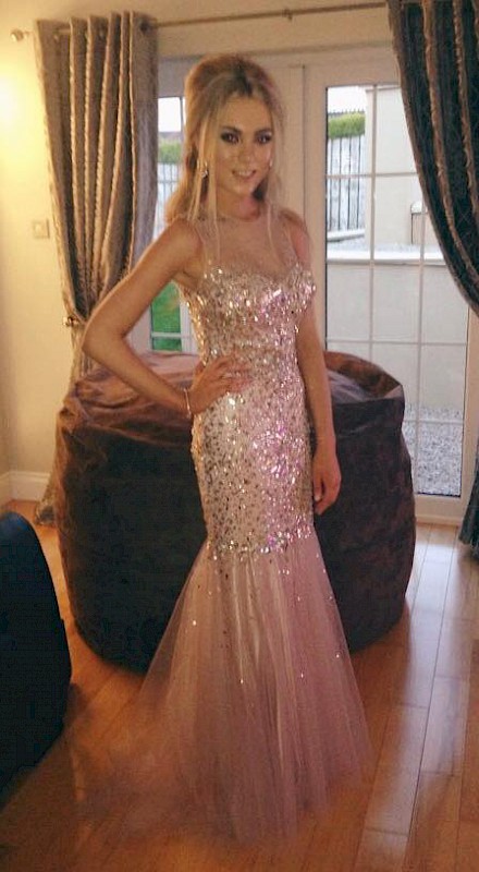 Blush Pink debs dress