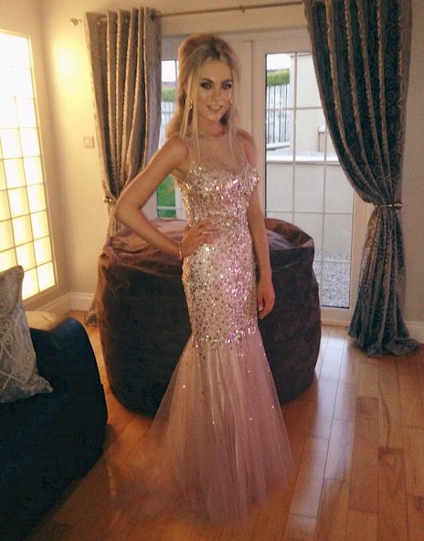 Blush Pink debs dress