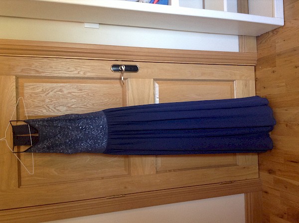 Vera Wang Navy Halter-neck debs dress