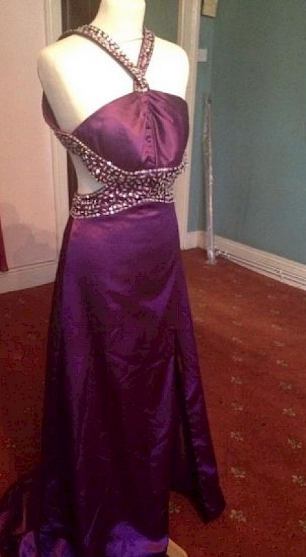 Brand New Backless Purple dress