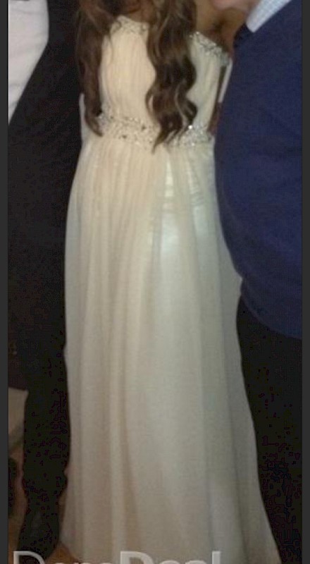 Nude debs dress