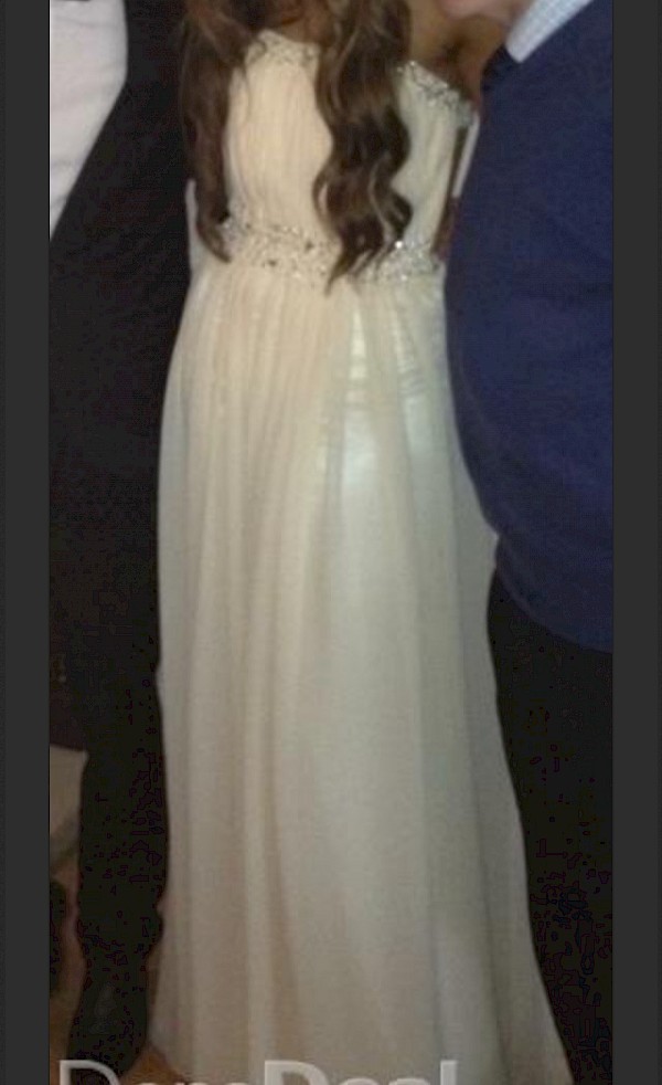 Nude debs dress