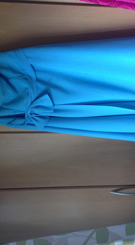 Blue dress