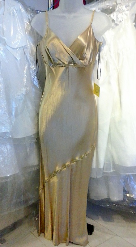 Gold Vintage Style Dress