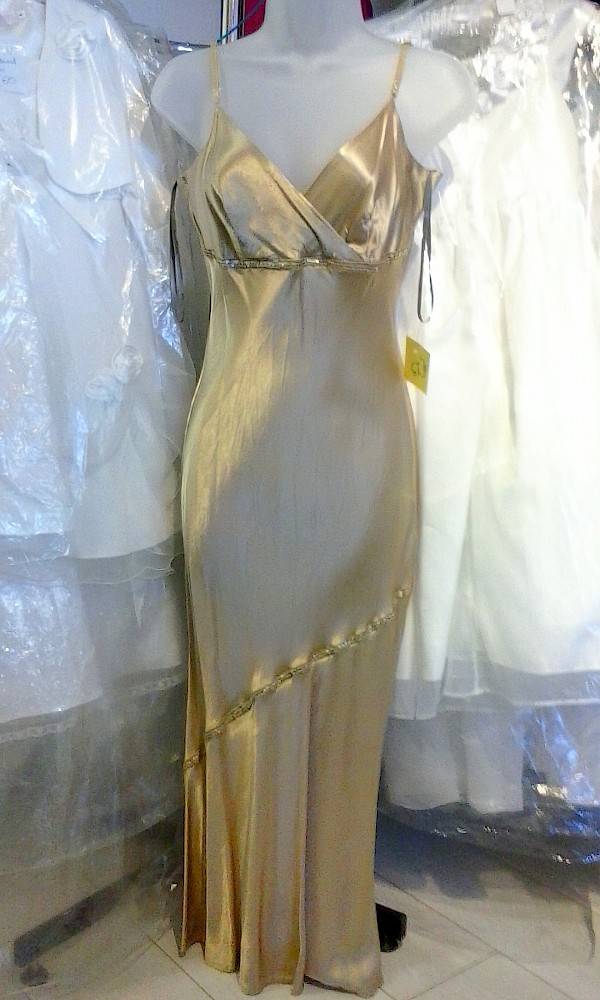 Gold Vintage Style Dress