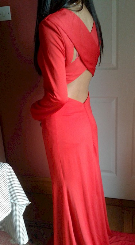 Scarlet debs dress