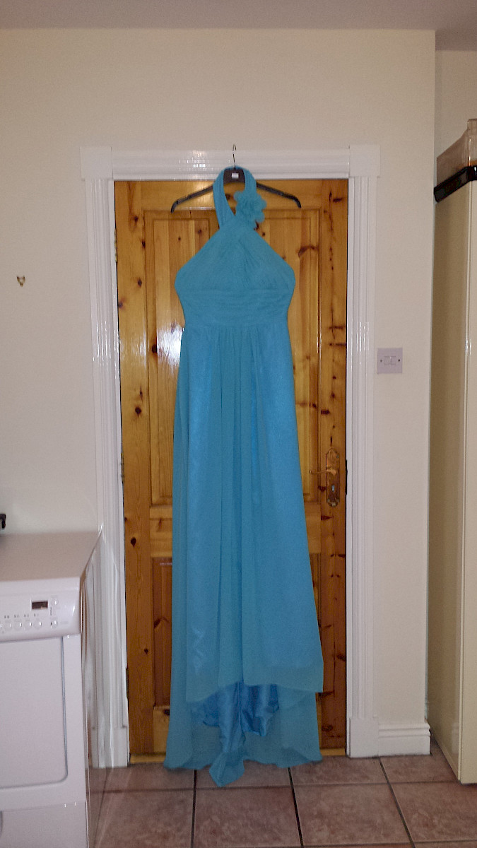 Beautiful pool blue dress