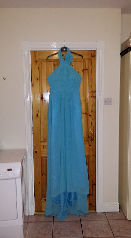 Beautiful pool blue dress