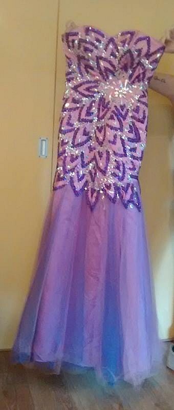 mermaid style debs dress