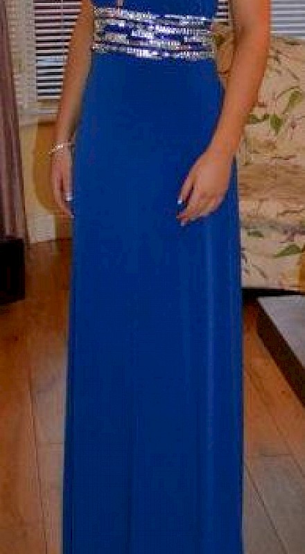 Blue Evening Gown