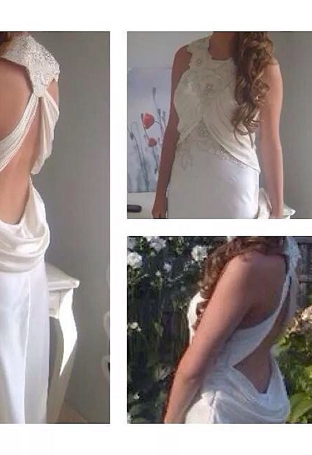 Cream Debs Dress (bought in France) for Sale
