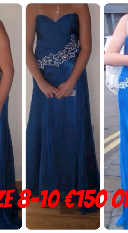 Royal blue debs dress