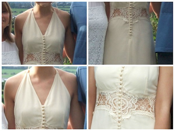 Vintage Style Cream Dress
