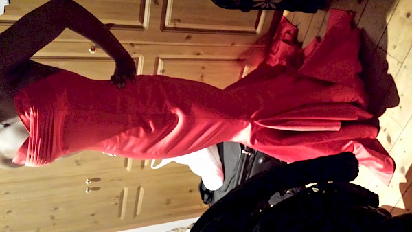 Red dress