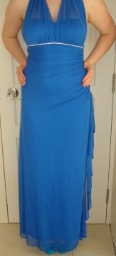 Blue debs dress
