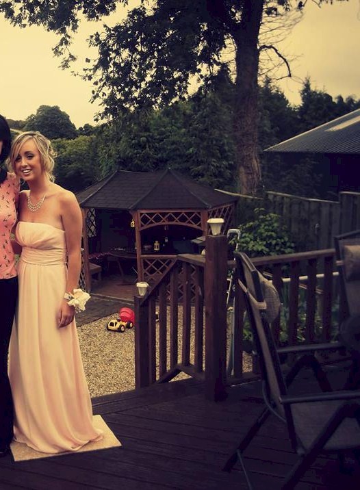 SALE: Nude Evening/Debs Dress