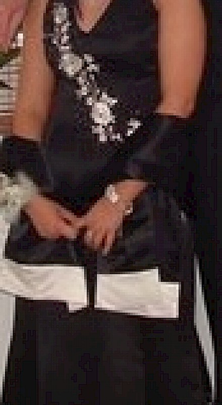 Black and white dress