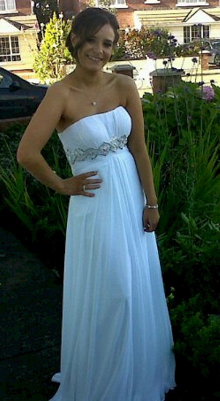White Debs Dress