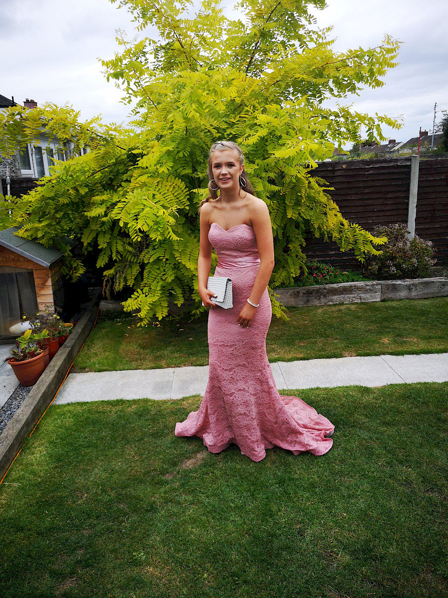 Pink debs dress