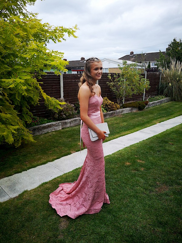 Pink debs dress