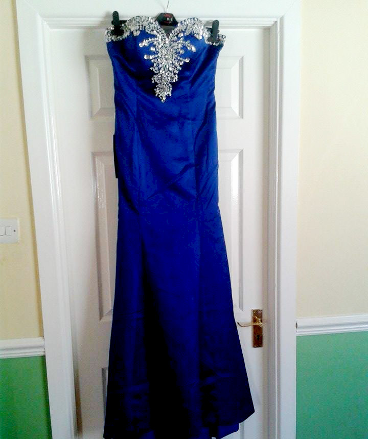 royal blue debs dress