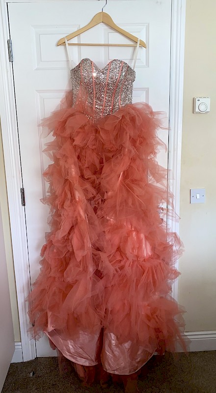baby pink debs dress